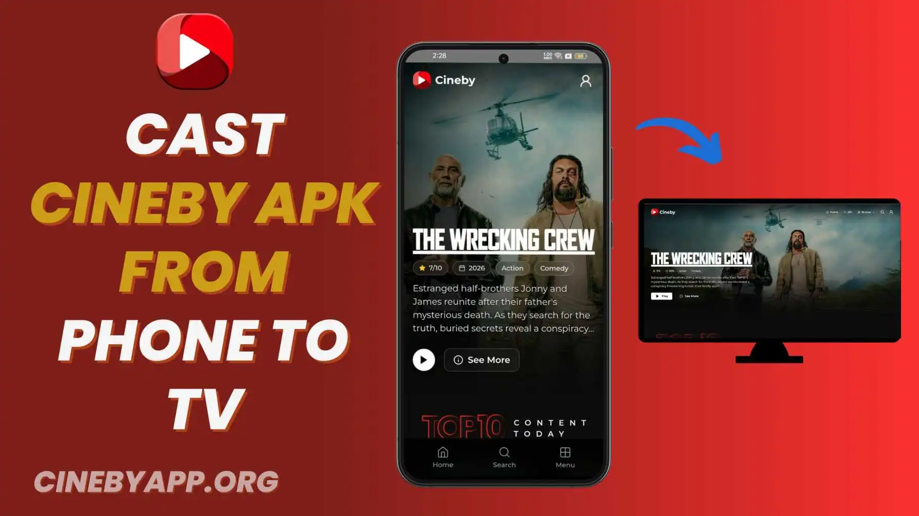 Cast Cineby APK From Phone TO TV